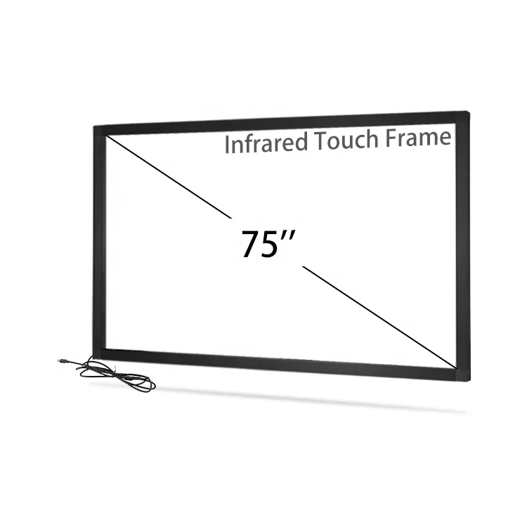 infrared ir touch frame 75 inch IR touch frame for tv lcd led panel multi touch touchscreen panel