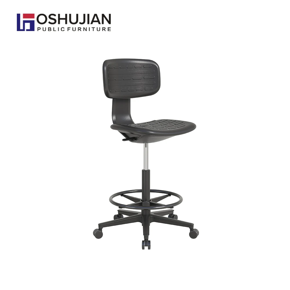 Modern ESD Lab Chair Manufacturer Chemistry  Leather Anti-static Adjustable Laboratory Chairs With Wheel