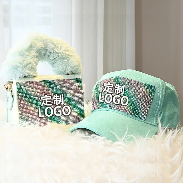 Mini Bags Ny Purse Handbags Purse Fashion Bags Crossbody Bag Fur Purse and Hat Set