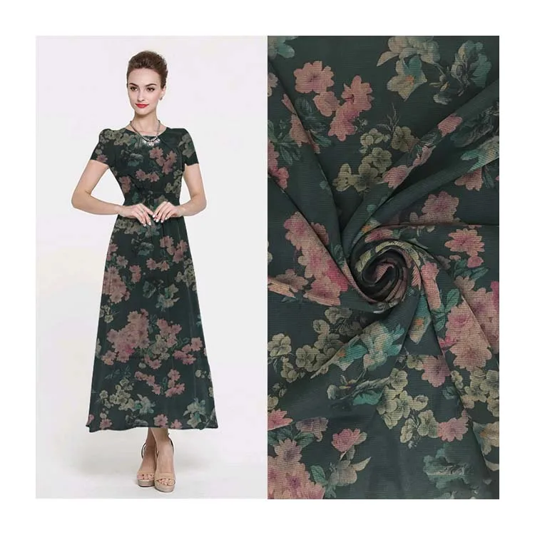 
Manufacturers preferential fragrant cloud yarn digital printing fabric home clothing fabric breathable and comfortable 