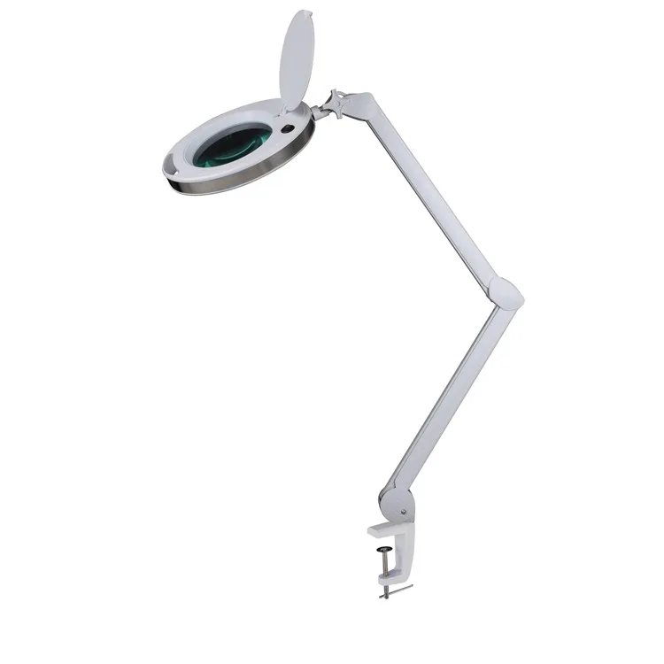 Professional made AC 110V/220V magnifying lamp crafts white LED high efficiency magnifying lamp
