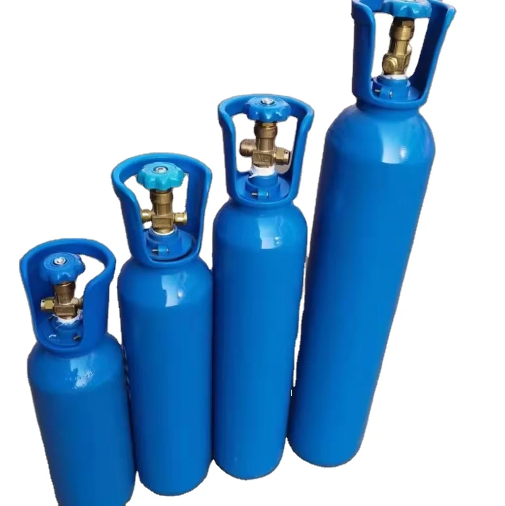 Portable 10-liter medical oxygen cylinder high pressure