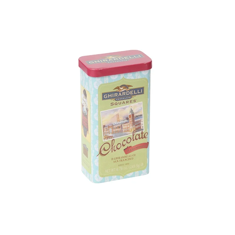 rectangular metal tin box tin cat pet food container wholesale dog food tin container