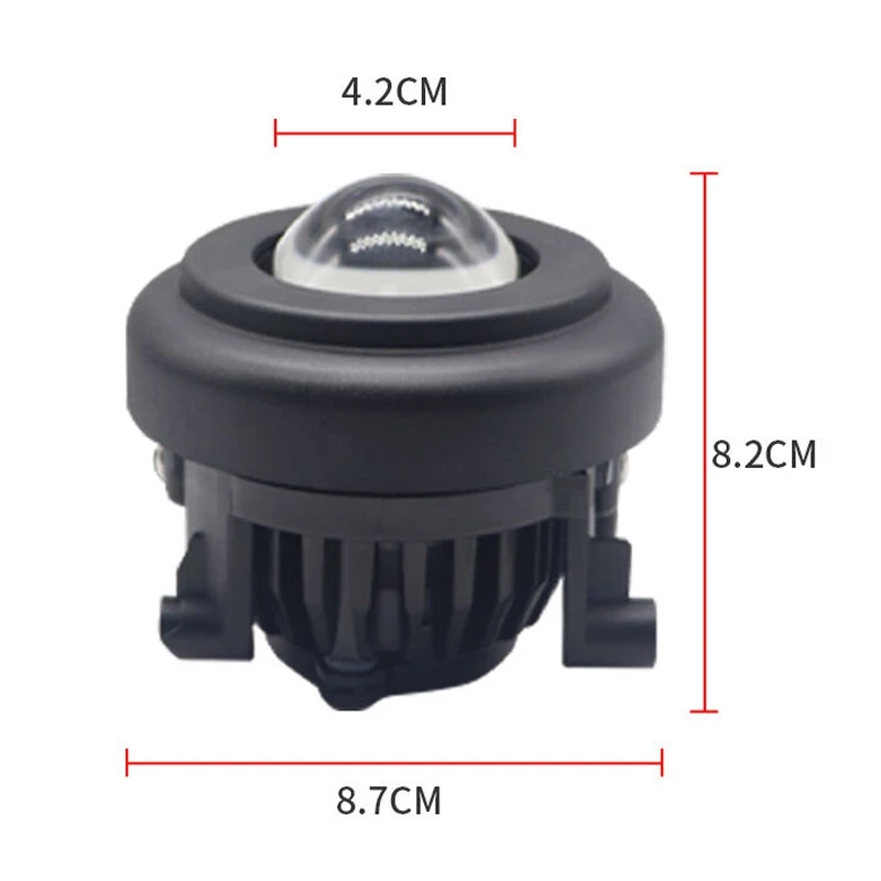 For toyota Prius 2004 - 2011 for highlander 2004 - 2007 Bi LED Fog Light lamp Projector lens retrofit car accessories