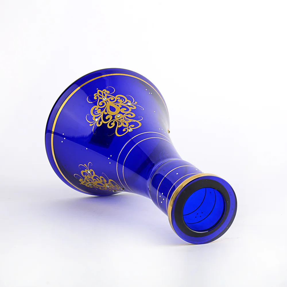 Wholesale Popular Egyptian Shisha Mini Hookah with New Design Real Gold Rim