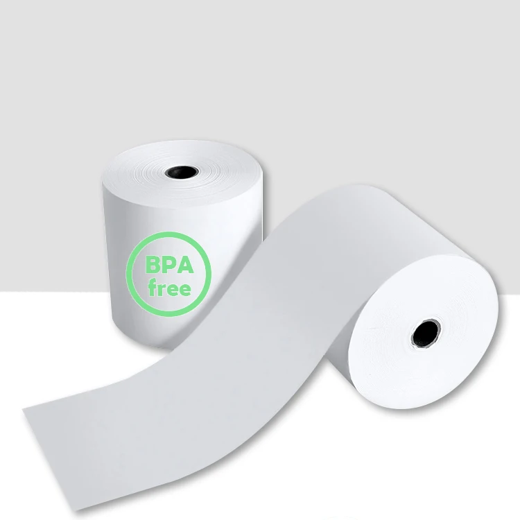 wholesale 80x80mm pos cash register till roll 3 1/8 x 230 BPA free thermal paper receipt rolls