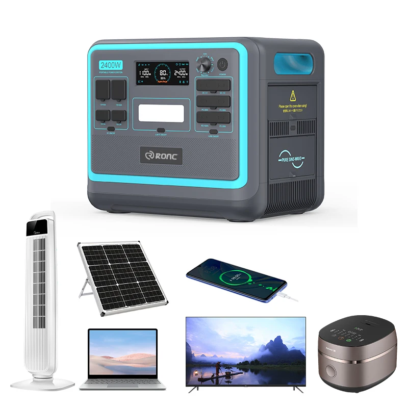 Good Price 2400w Outdoor Generators Energy Storage Generator Supply 2400w Eco Flow Portable Power Station