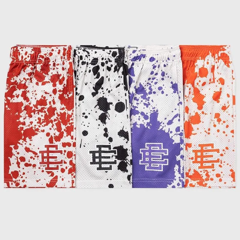 Эрик Эмануэль EE базовый Нью-Йорк Стиль Комфорт Фитнес молния Эмануэль сетчатые шорты