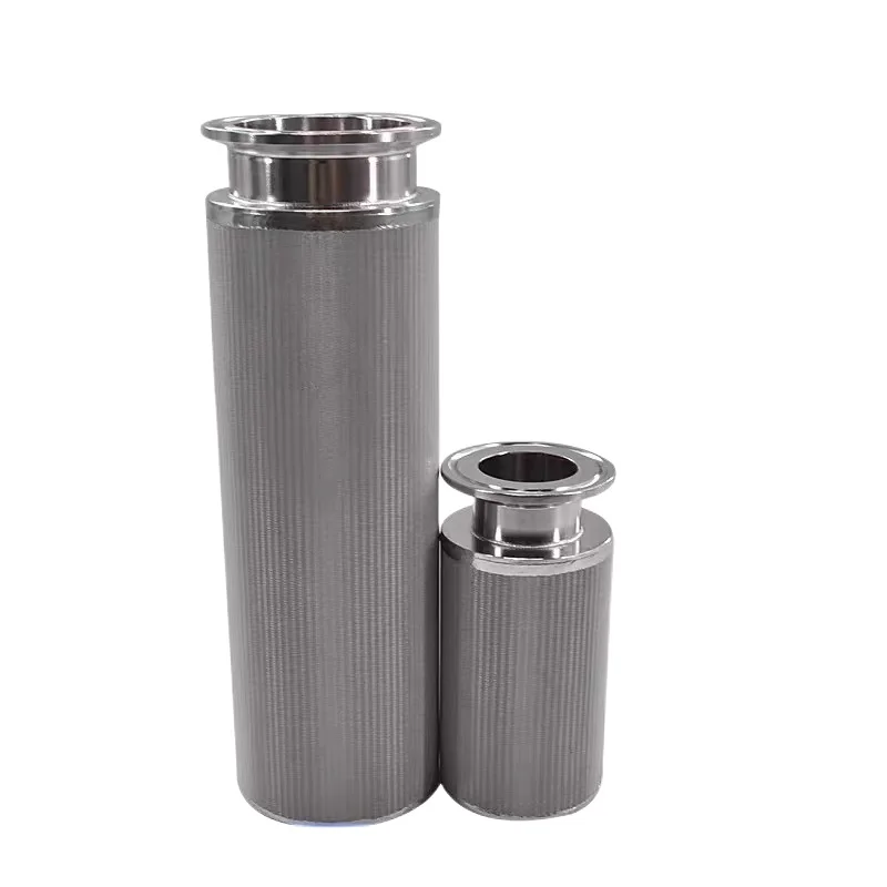 Customized 1-200um stainless steel sintered mesh filter element filter element for silver powder dryer