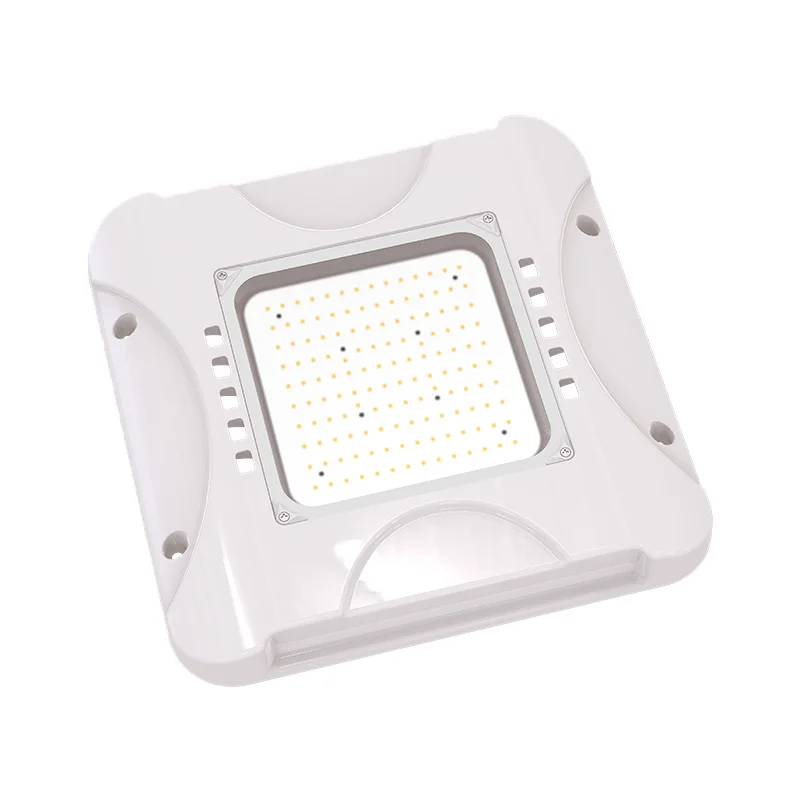 Aluminum Lsi Driver 120 New Design Cri>80 Dark Bronze 90w 80w Dlc 75w Led Canopy Light