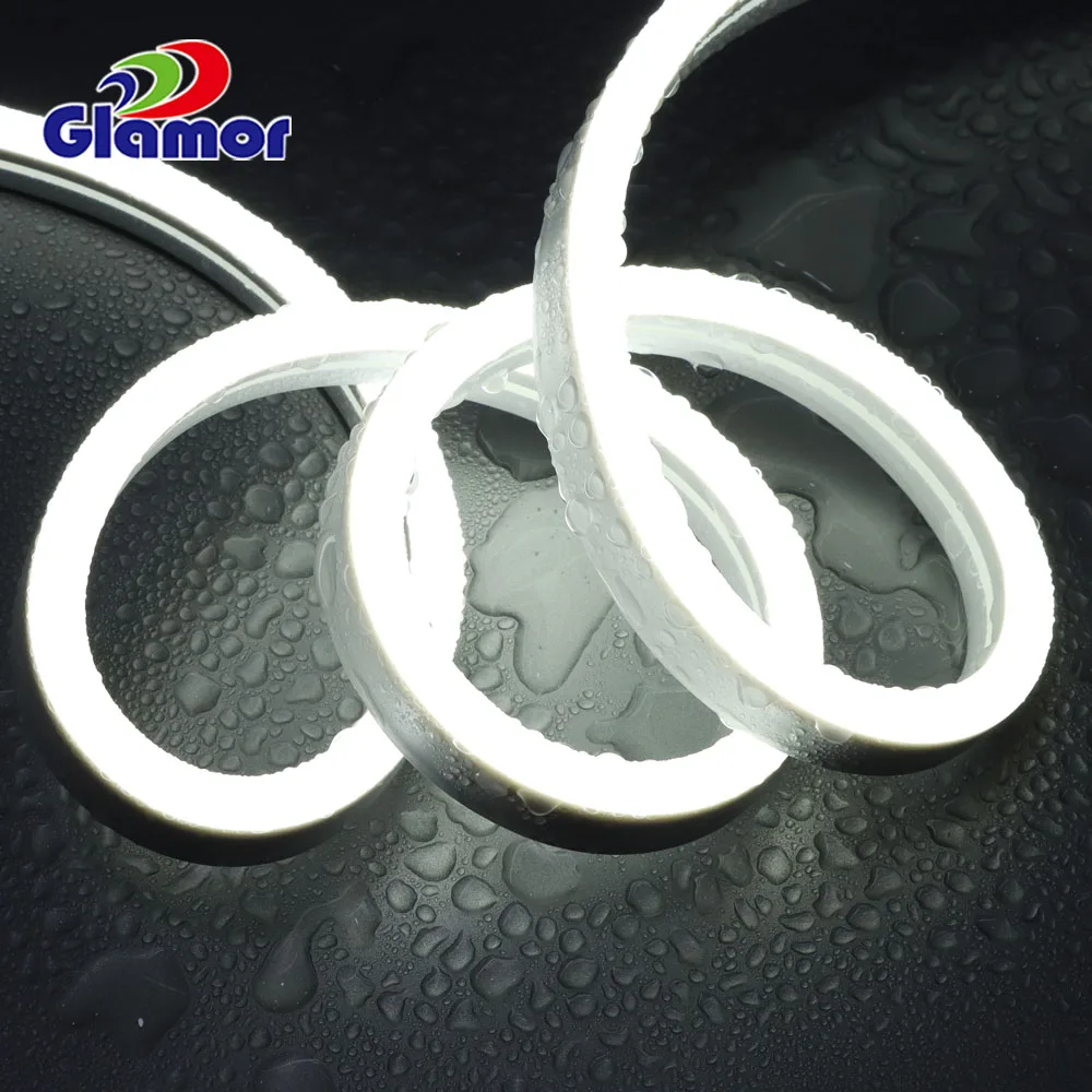 Wireless IP65 Single Side Neon Flex Led, 220V 110V 5M 10M 30M Flexible Led Neon Tube