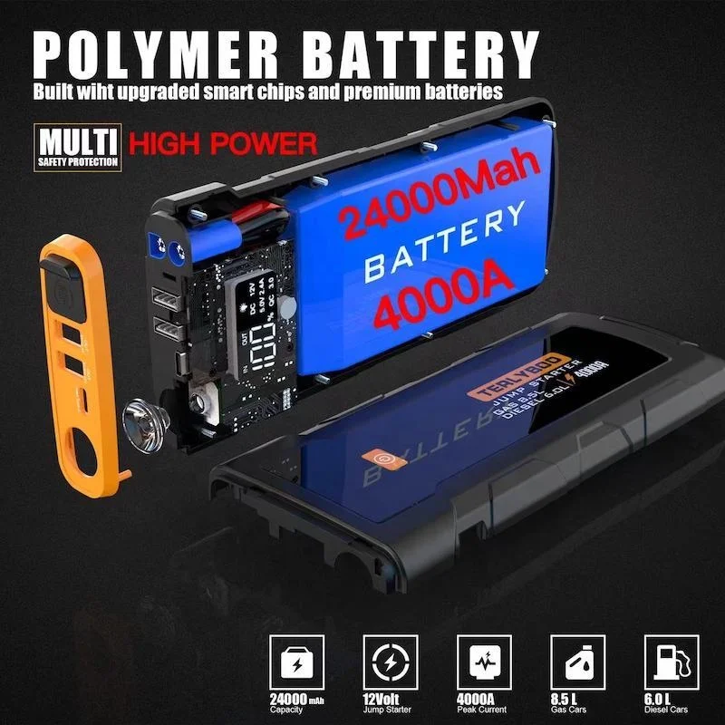 portable car jump starters guangdong boost hd gb70 2000 amp 12-volt jump starter jump pack