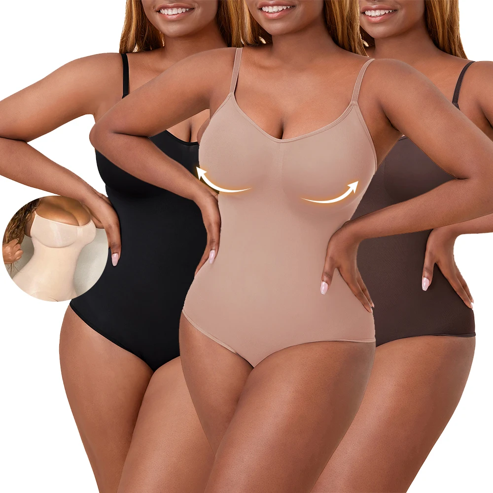 Dropshipping Tummy Control Plus Size Women Shapewear Seamless Butt Lifter Full Body Shaper