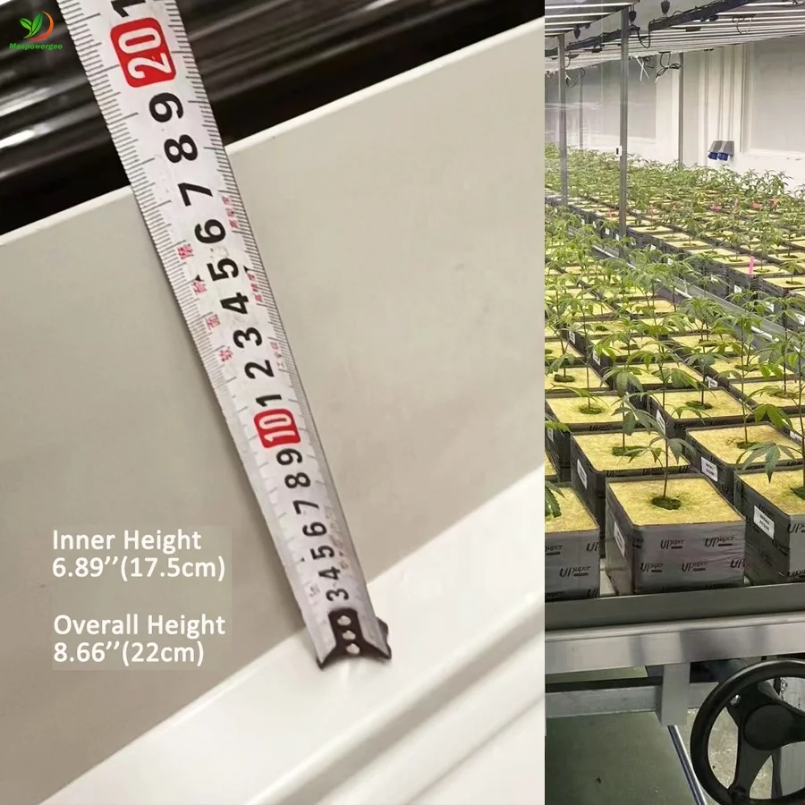 4x8 moveable vertical grow rack flood trays 2x4 for microgreens ,lettuce , salad hydroponics