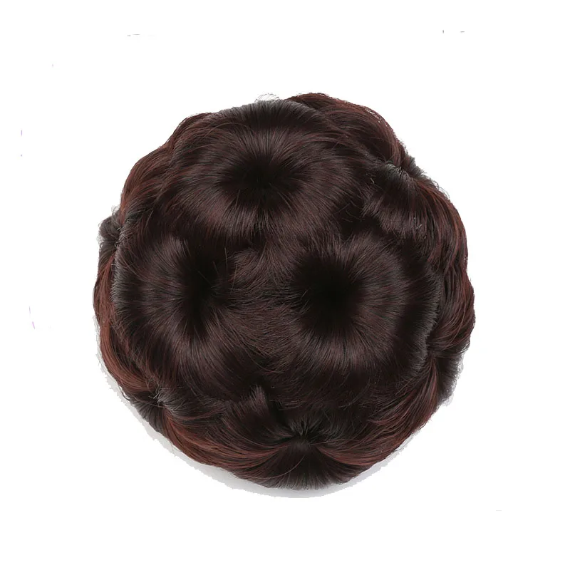 2022 Innovative Products Chignon Natural Fashion Synthetic Hair Braided Chignon