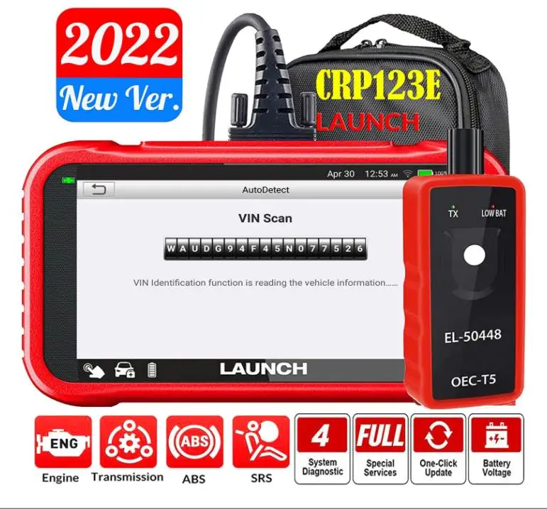 2023 LAUNCH X431 CRP123E OBD2 Diagnostic Tools Auto OBD Engine OBD2 Machine Vehicle Coder Reader Scanner for Cars Free Update
