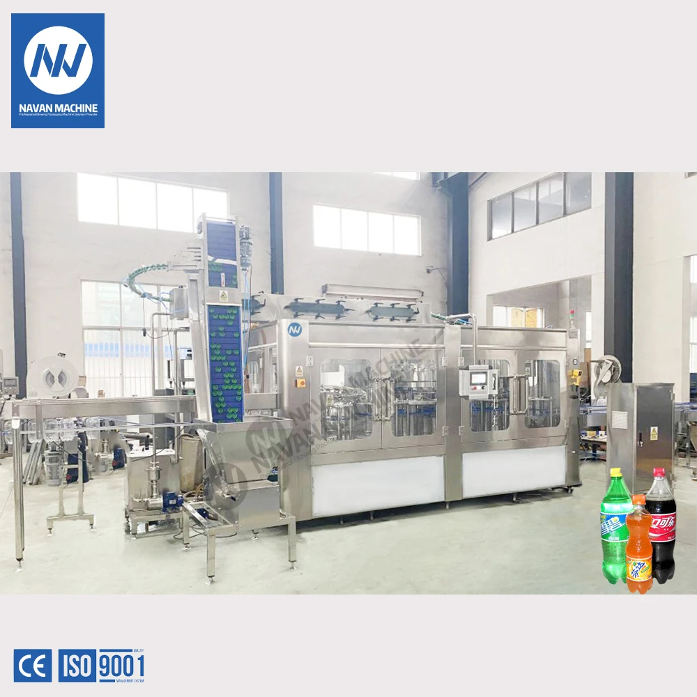 Navan Full Automatic Plastic Bottle Carbonated Drink Filling Machine Carbonated Drink Production Line