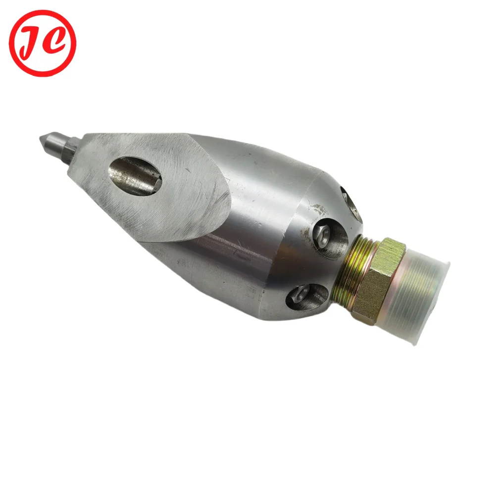 Cleaning and dredging nozzle Pagoda mine sewer rat head rotary dirt cleaning high-pressure nozzle nozzle