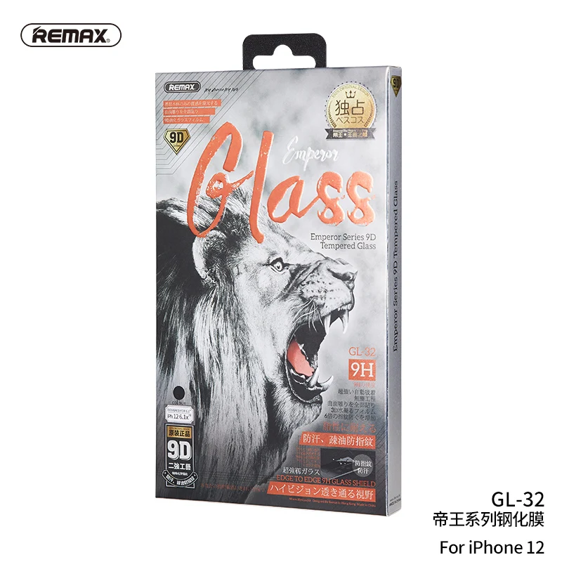 Remax GL-32 Emperor Series 9D Защита экрана для iPhone 12 Взрывозащищенная