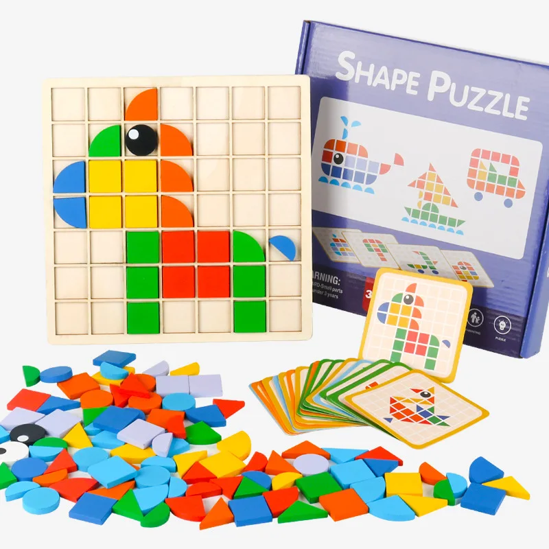 Unisex 3D Puzzle DIY Toy Plastic PVC Desktop Game for Kindergarten for 5 to 7 Years Old