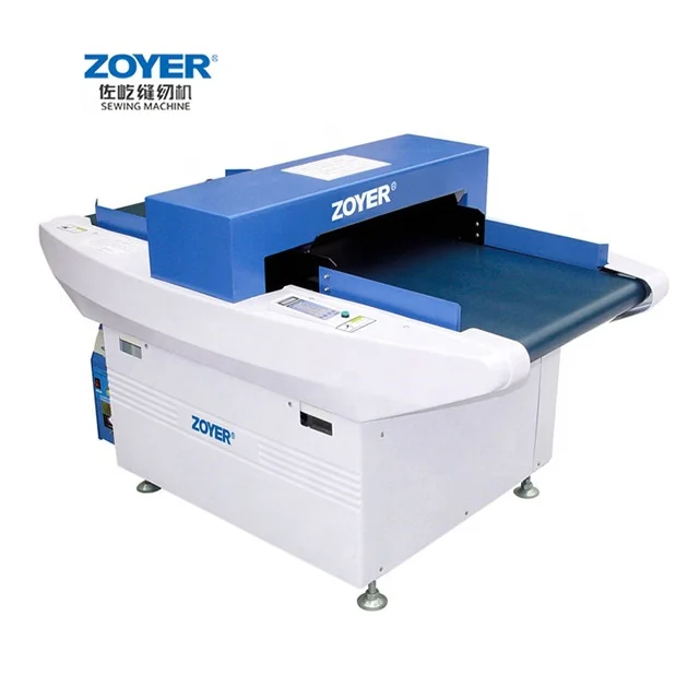 ZY-650C Zoyer Automatic Conveyor Belt Garment Clothing Textile Needle metal detector for Detection scrap