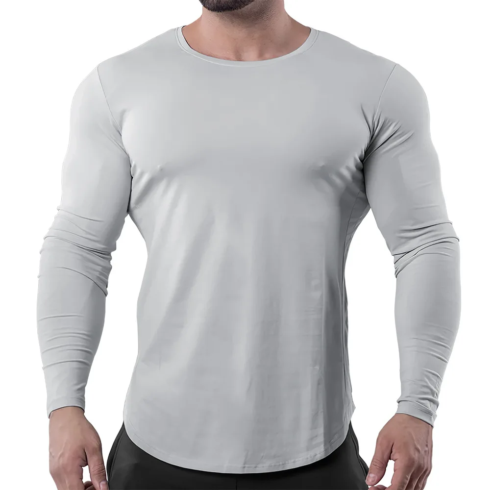 Fitness  brand sports long-sleeved tights male brother basketball running training fitness clothes