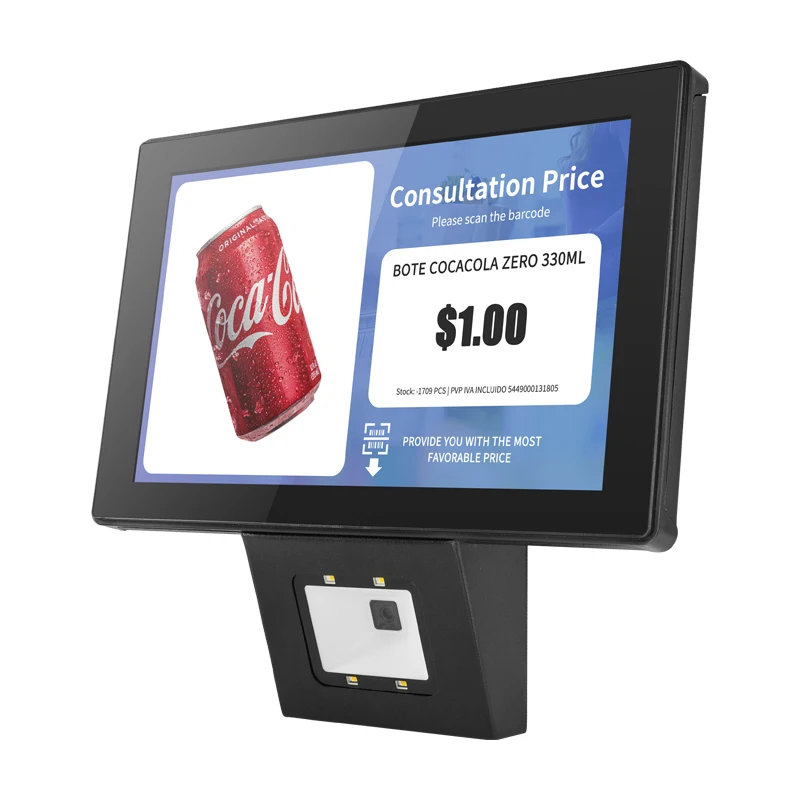 Hot seller 2024 new design price checker for supermarket shop with touch