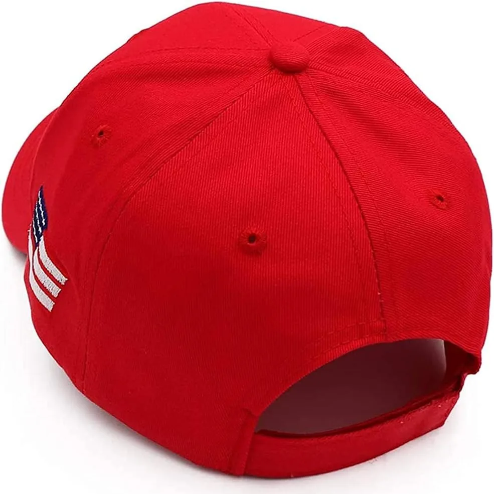 Wholesale 5 Panel Embroidery Logo MAGA  Make America Great Again Hat Custom Red Baseball Cap