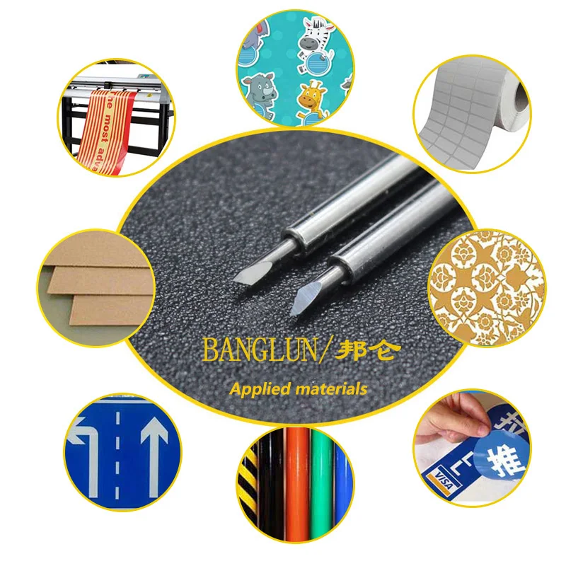 Facoty hot vinyl plotter cutter 30 45 60 degree graphtec vinyl cutting blade computer lettering reflective film engraving knife