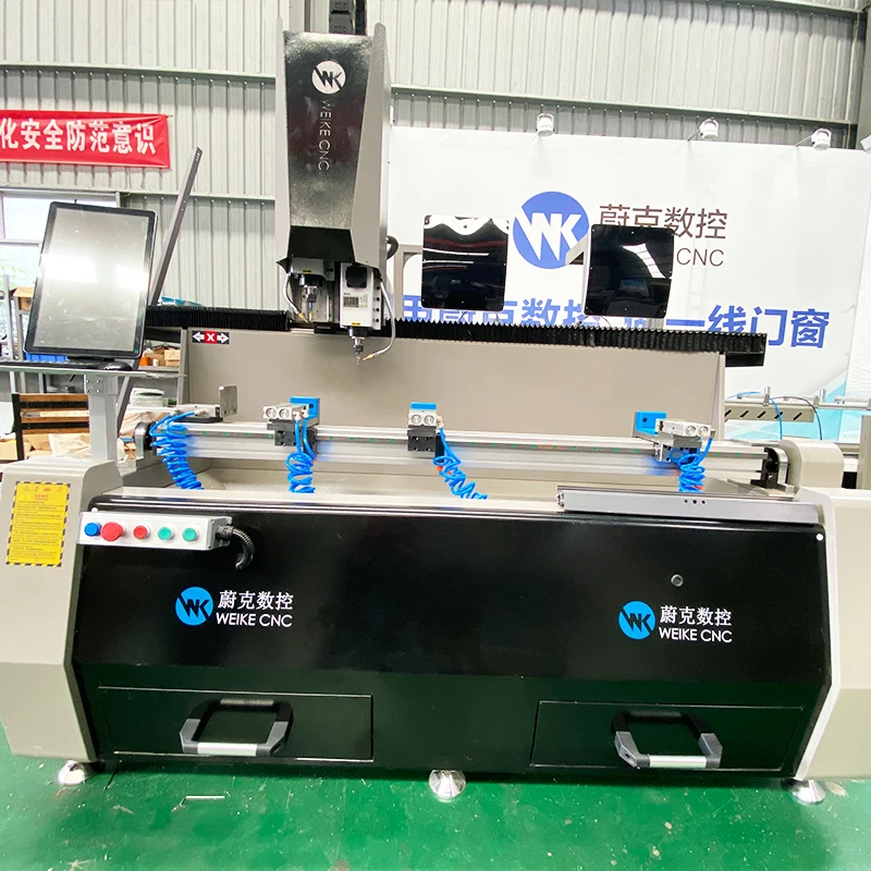WEIKE CNC сверлильный и фрезерный станок cnc для алюминиевых профилей продажи