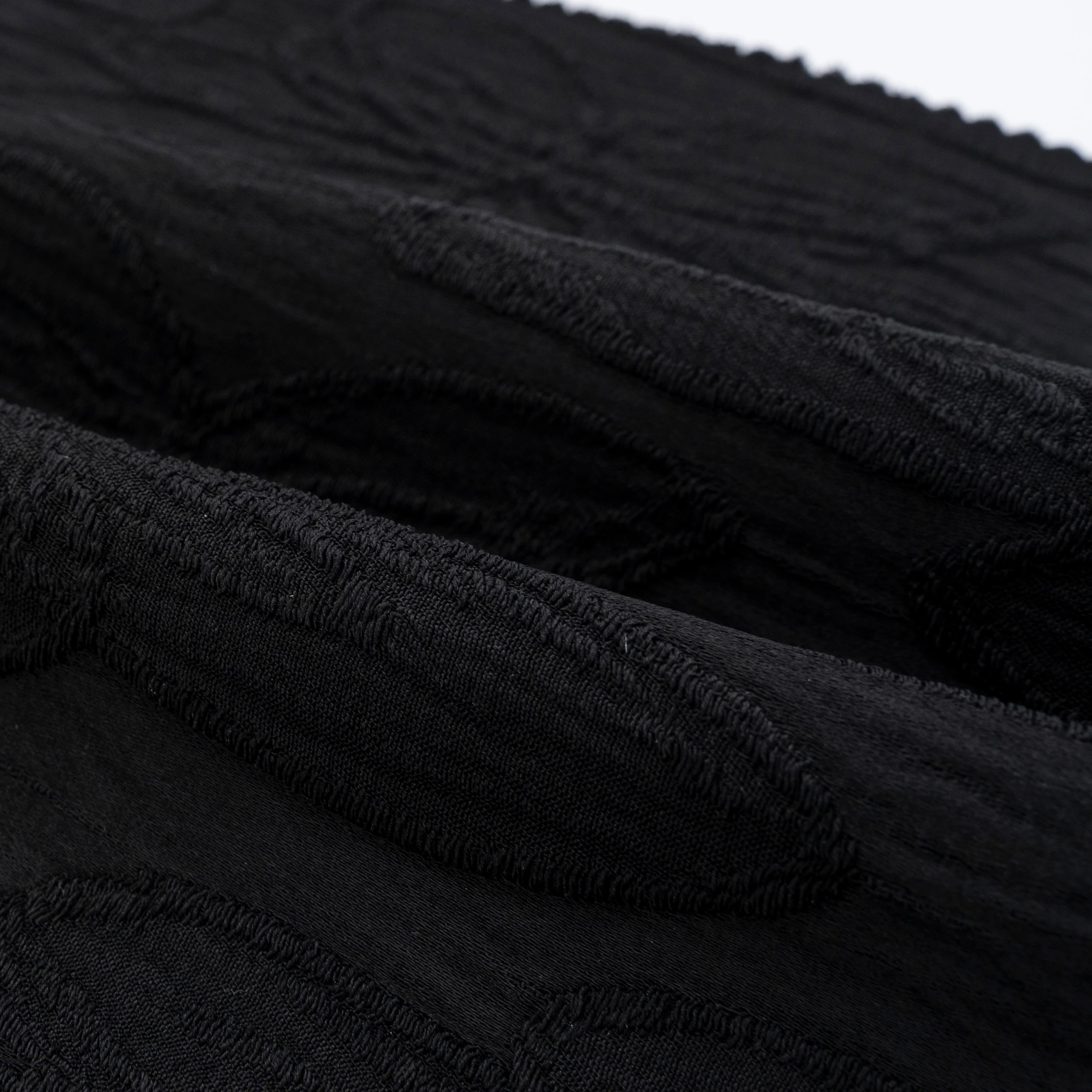 Fashionable Polyester Jacquard Material Formal Black Internt Abaya Fabric Pakistan