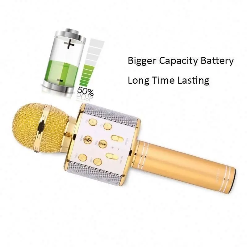 Ws 858 Karaoke Microphone Portable Wireless Microphone Ws858 Mike Ktv