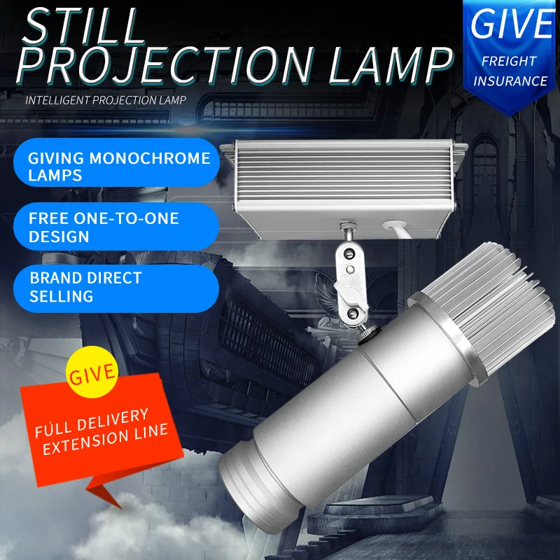 30 Вт внутренний пульт дистанционного управления, статическая коммерческая реклама, светодиодный проектор логотипа Gobo