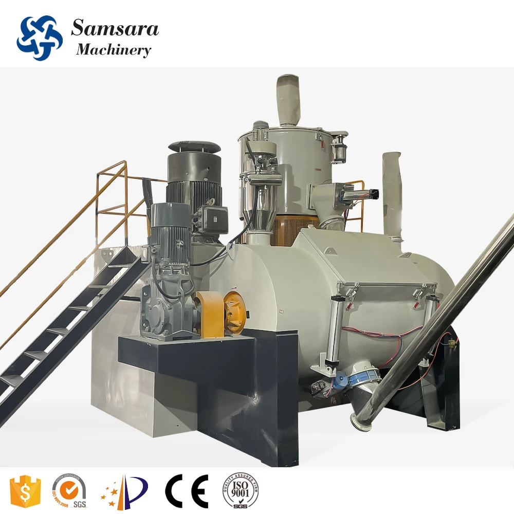Plastic Hot Cutting PVC Pelletizing Granulating Line for Wire Cable Compounding
