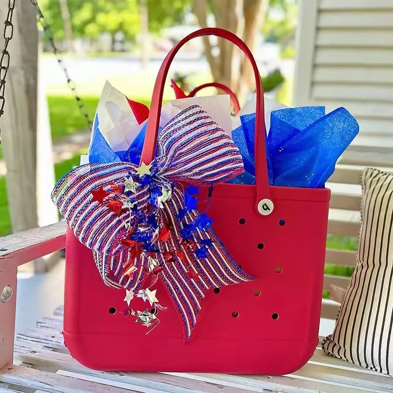 Wholesale Fashion New Summer 2024 Handbags Women Small Eva Bag Bog Bag Silicone Beach Tote Rubber Bags