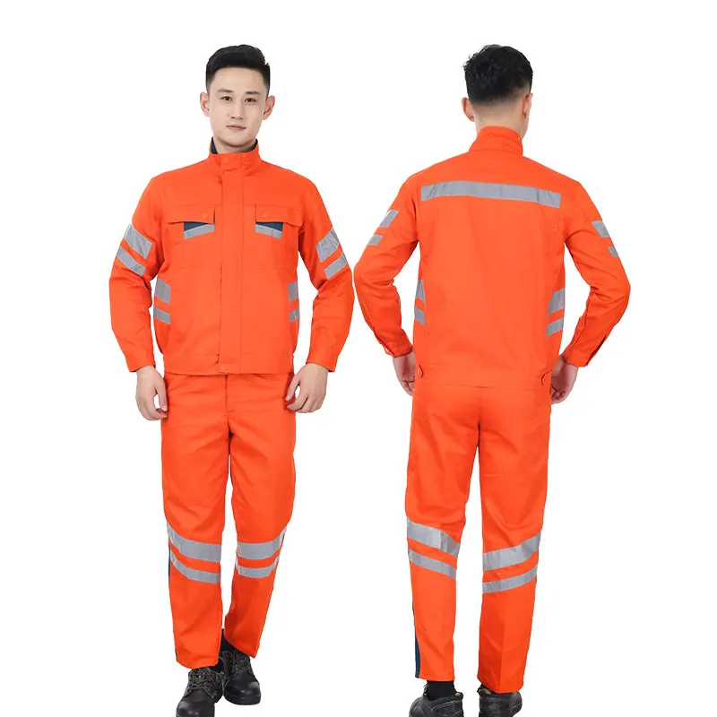 2022 high quality safety hi vis industry work wear mechanical work wear