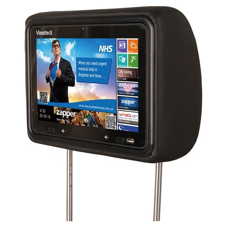 10 1 'android датчик корпуса 3g 4g wifi ЖК-дисплей салона кабины сенсорный экран 12 в Программируемый Автомобильный подголовник светодиодный дисплей реклама такси