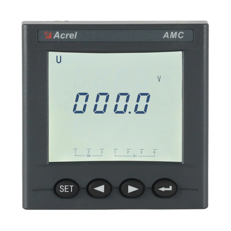 Цифровой вольтметр постоянного тока измерительный DC0-1000V AMC72-DV/M панель Измеритель Напряжения 4-20mA аналоговым