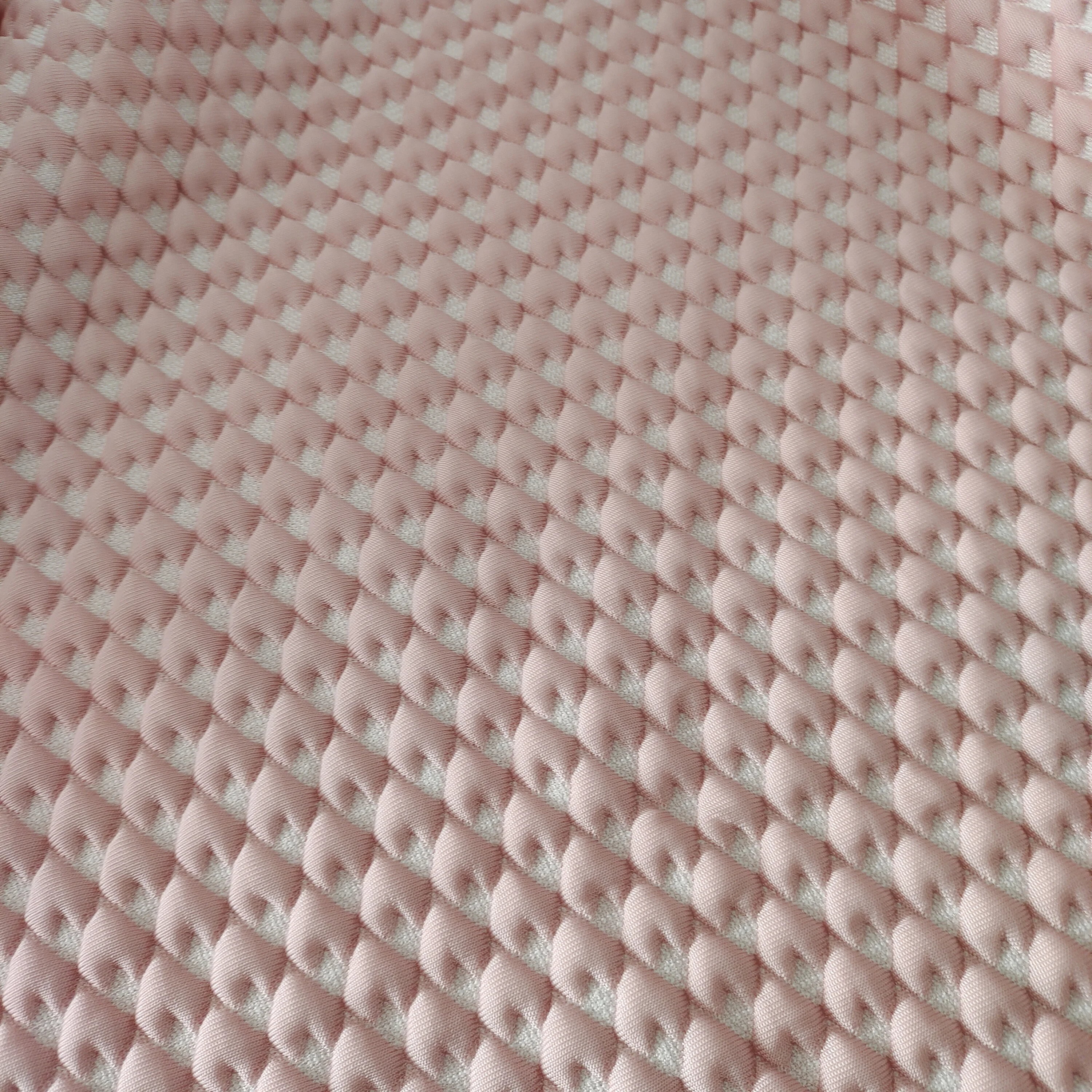 Manufacturers spot ice silk fabric mat diamond lattice clip cotton fabric knitted waffle fabric