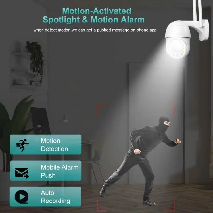 Outdoor Indoor Wireless Surveillance Smart Pet Monitor Home Network Dome IP Cameras Dog Cam Security Ptz Wifi Camera