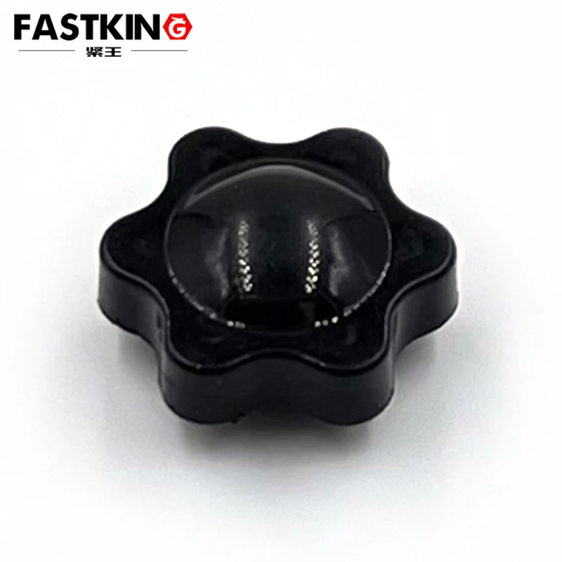 SS304 Plastic star knob thumb nuts with brass thread insert