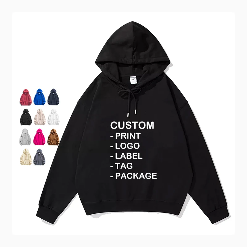 Wholesale Perfect 700 800 900 1000 Gsm Heavyweight Cotton Bandana Hoodie Custom Cool Hoodie