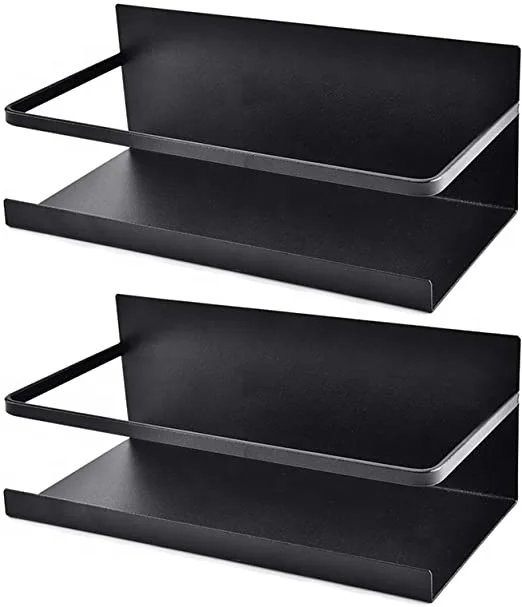 Factory Different Sizes Stainless Steel Over the Stove Top Spice Rack And Shelf Magnetic Stove Shelf For Kitchen Stove