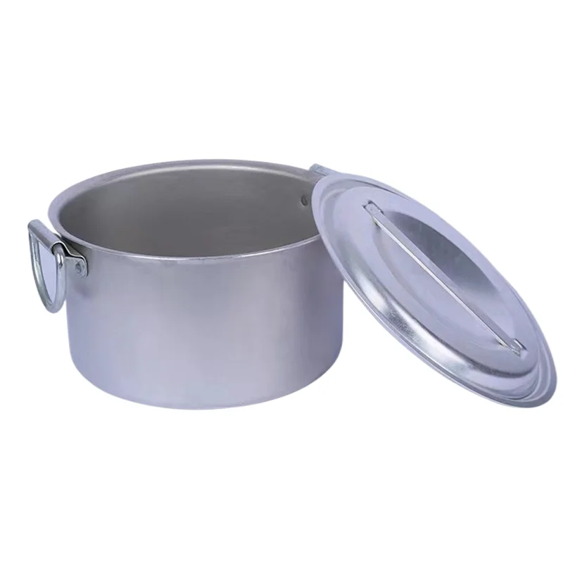 Three piece set aluminum cooker large aluminum pot aluminum soup pot