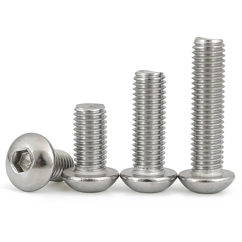 A2-70 Stainless Steel 304 Design Hexagon Socket Button Head Bolt Screw Set
