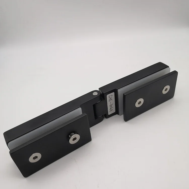 Matte Black  Wall Mount Full glass door Hinge