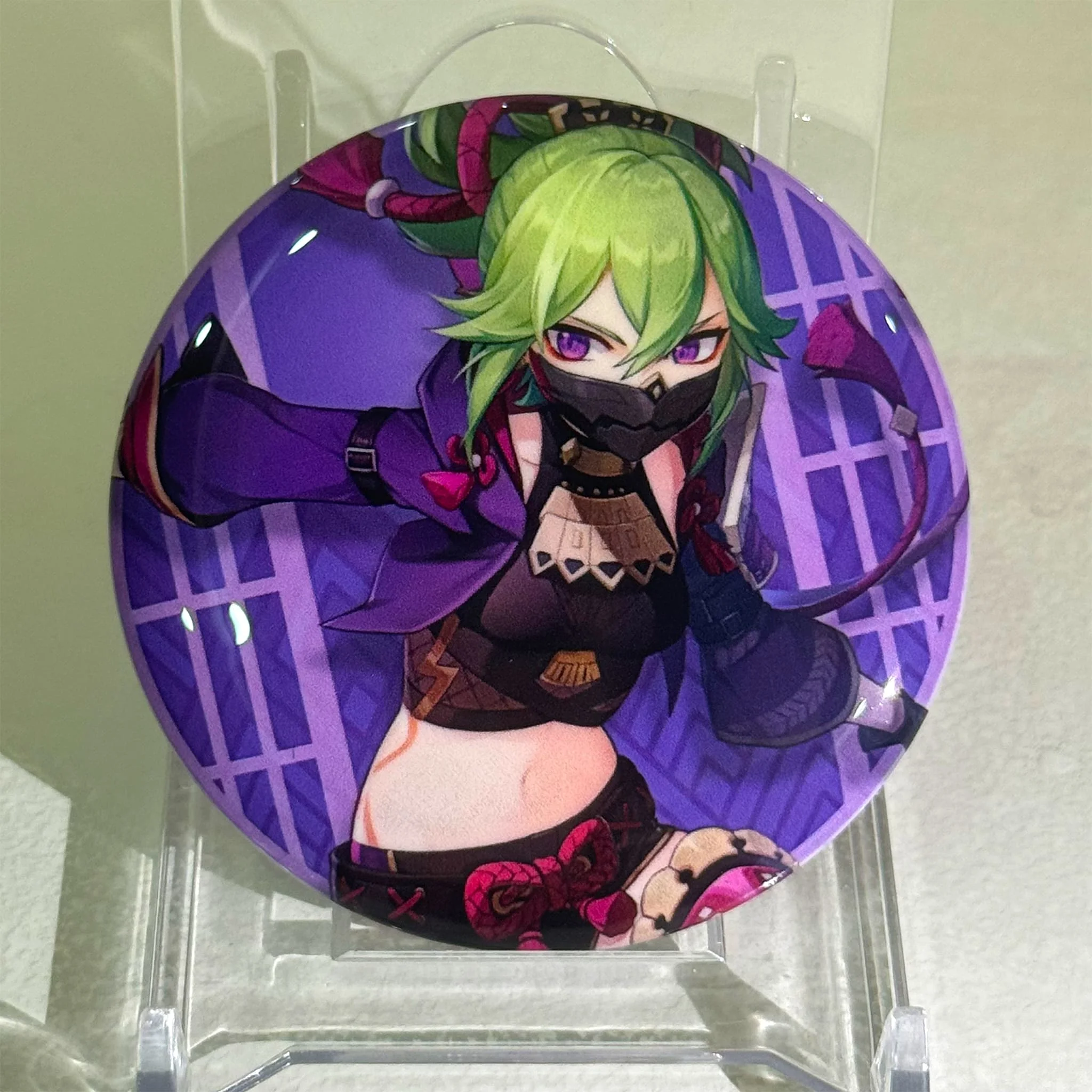 Original God Character from Anime Walnut Zhong Li Naxida Ling Surrounding God Medal in Aluminum Alloy Sports Theme Souvenir