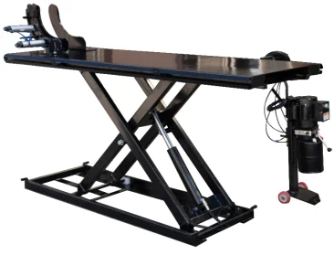 Hot Sale Red 1000lbs Scissors Hydraulic Motorcycle Lift Table with CE