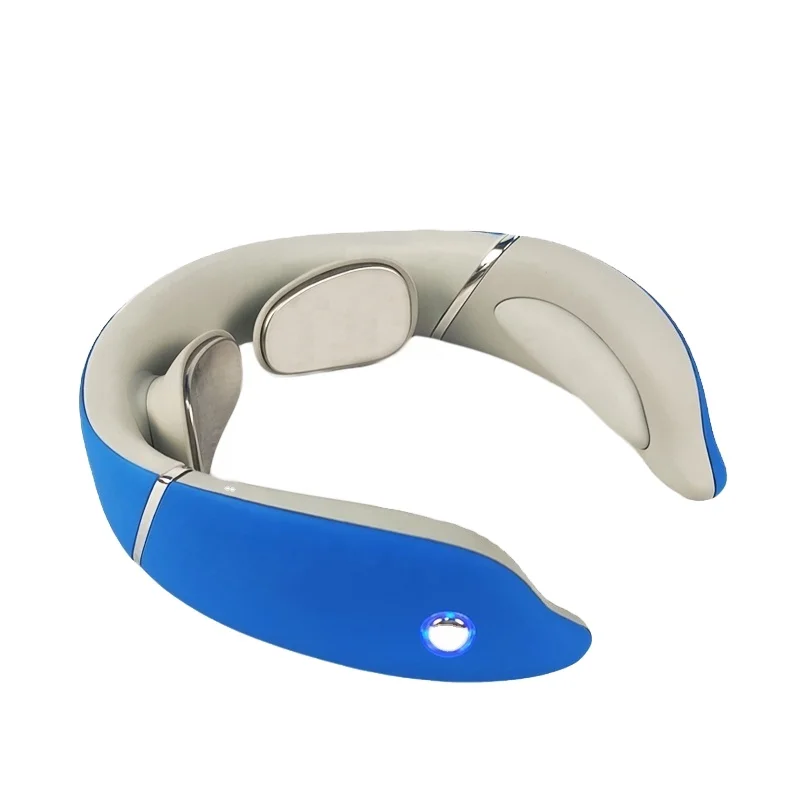 2023 Electronic Heat Massage Cushion Travel Plastic Cervical Vertebr Massage Instrument Travel Portable Vibrating Neck Massager