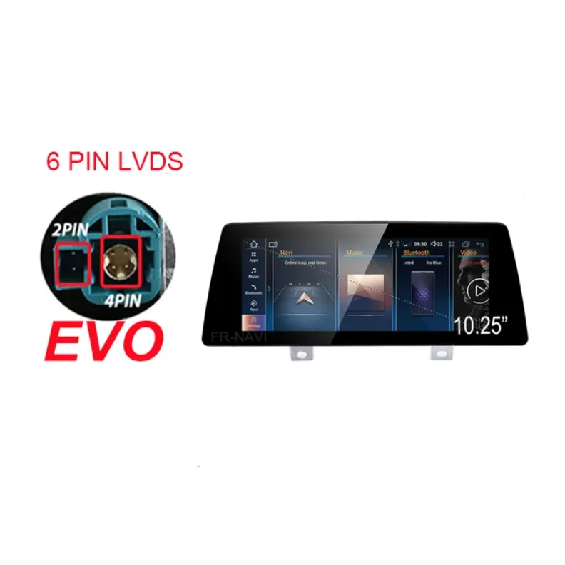 ID8 8core 8g + 128g 10 25 дюймов android 13 gps навигация Радио мультимедийная стереосистема для BMW 5 серии G30 G31 2018 EVO система